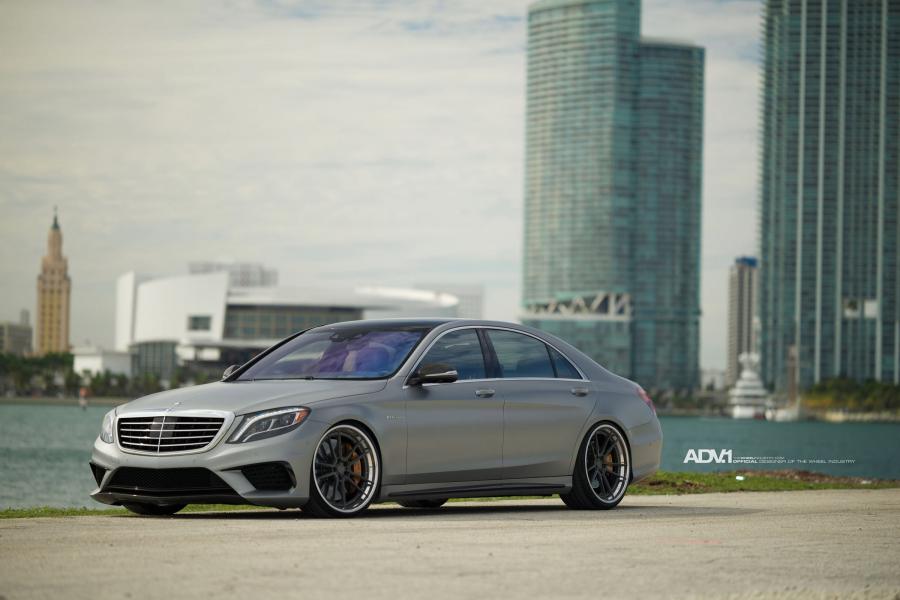 Mercedes-Benz S63 AMG on ADV.1 Wheels (ADV5.2 Track Spec CS) '2015
